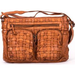 Torebki klasyczne damskie: Skórzana torebka w kolorze brązowym – 31 x 22 x 7 cm