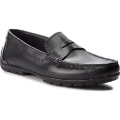Mokasyny GEOX - U Moner W 2Fit D U44Q6D 00043 C9999 Black. Czarne mokasyny męskie Geox, na co dzień, bez wzorów, ze skóry, eleganckie, bez zapięcia. W wyprzedaży za 349,00 zł.