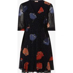 TRIANGLE - Sukienka damska, wielokolorowy. Sukienki damskie Triangle, w kwiaty, z szyfonu, z falbankami, bez rękawów. Za 279,95 zł.