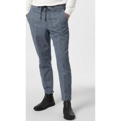 BOSS Casual - Spodnie męskie – Sabriel, niebieski. Niebieskie spodnie męskie BOSS Casual, na co dzień, m, w kratkę, z dresówki, klasyczne. Za 599,95 zł.
