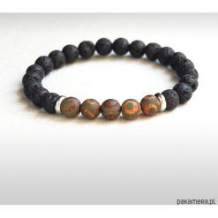 Męska bransoletka :: TALIZMAN :: tibetan agate VI. Bransoletki męskie Pakamera. Za 75,00 zł.