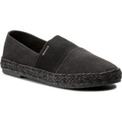 Espadryle GANT - Krista 16579394 Black G00. Czarne espadryle damskie marki GANT, z tworzywa sztucznego, na płaskiej podeszwie. W wyprzedaży za 179,00 zł.