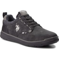 Sneakersy U.S. POLO ASSN. - Verter YGOR4082W8/Y1 Blk. Czarne sneakersy męskie U.S. Polo Assn., na co dzień, bez wzorów, ze skóry ekologicznej, klasyczne, bez zapięcia. W wyprzedaży za 219,00 zł.