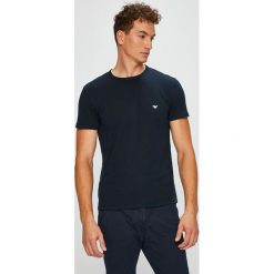 Emporio Armani - T-shirt piżamowy (2-pack). Niebieskie piżamy męskie marki Emporio Armani, m, z bawełny. W wyprzedaży za 179,90 zł.