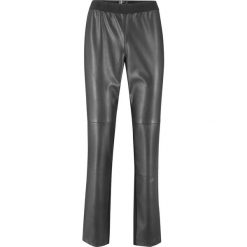 Legginsy z bengaliny i sztucznej skóry bonprix czarny. Czarne legginsy damskie bonprix, bez wzorów, ze skóry. Za 89,99 zł.