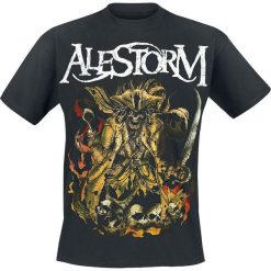 T-shirty męskie z nadrukiem: Alestorm We Are Here To Drink Your Beer! T-Shirt czarny