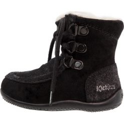 Buty zimowe damskie: Kickers BAMARA Kozaki sznurowane noir metallique