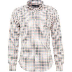 Polo Ralph Lauren OXFORD SLIM FIT Koszula orange/blue. Czerwone koszule męskie slim Polo Ralph Lauren, xxl, bez wzorów, z bawełny, polo, bez rękawów. Za 419,00 zł.