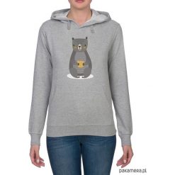 Bluzy damskie: Bluza damska z misiem