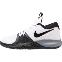 Nike Performance ZOOM ASSERSION Obuwie do koszykówki white/black/cool grey/anthracite. Białe buty sportowe chłopięce marki Nike Performance, z materiału. W wyprzedaży za 239,20 zł.