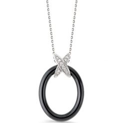 PROMOCJA Białe Złoto Wisiorek - złoto białe 333, Diament 0,05ct. Białe łańcuszki męskie marki W.KRUK, ceramiczne. W wyprzedaży za 299,00 zł.