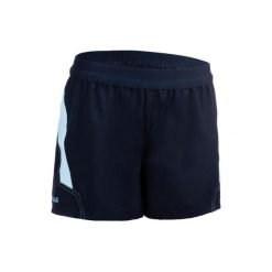 Spodenki do rugby R500 damskie. Niebieskie szorty damskie OFFLOAD, xl, bez wzorów, z elastanu. Za 39,99 zł.