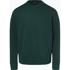 BOSS Casual - Męska bluza nierozpinana – Word, zielony. Zielone bluzy męskie marki BOSS Casual, m, z bawełny. Za 599,95 zł.