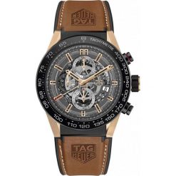 ZEGAREK TAG HEUER CARRERA CAR2A5C.FT6125. Różowe zegarki męskie TAG HEUER, złote. Za 39590,00 zł.
