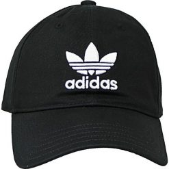 Czapki damskie: Adidas Czapka z Daszkiem Damska Trefoil Cap BK7277 Czarna r. L