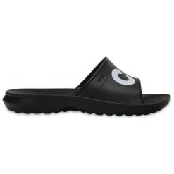 Chodaki męskie: Crocs Klapki męskie Classic Graphic Slide 204465-066 czarne r. 43/45