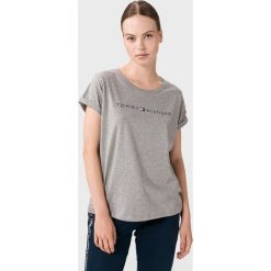 Tommy Hilfiger Original Koszulka Szary. Szare koszulki damskie TOMMY HILFIGER, s, z haftami, z bawełny, bez kołnierzyka, z krótkim rękawem. Za 187,95 zł.