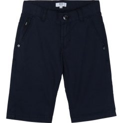 Boss - Szorty dziecięce 116-152 cm. Niebieskie spodenki chłopięce Boss, bez wzorów, z bawełny, casualowe. Za 249,90 zł.