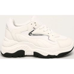 Answear - Buty. Białe buty sportowe damskie ANSWEAR, bez wzorów, z gumy, sportowe. W wyprzedaży za 69,90 zł.