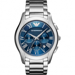 Zegarek EMPORIO ARMANI - Valente AR11082 Silver/Silver. Szare zegarki męskie Emporio Armani. Za 1590,00 zł.