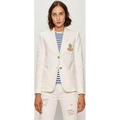 Lauren Ralph Lauren - Marynarka. Białe kamizelki damskie Lauren Ralph Lauren, s, bez wzorów, z elastanu. Za 979,90 zł.