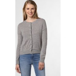 Marie Lund - Kardigan damski z czystego kaszmiru, szary. Szare swetry damskie Marie Lund, xs, bez wzorów, z kaszmiru. Za 399,95 zł.