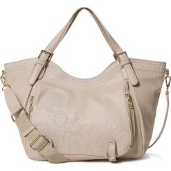 Desigual Dark Amber Rotterdam Torebka Brązowy Beżowy. Pomarańczowe torebki klasyczne damskie Desigual, w paski, z materiału. Za 378,95 zł.