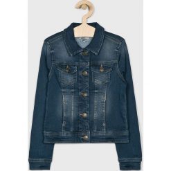 Kids Only - Kurtka dziecięca 128-164 cm. Niebieskie kurtki dziewczęce Kids Only, bez wzorów, z elastanu, krótkie, bez kaptura. W wyprzedaży za 89,90 zł.