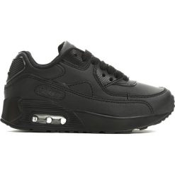 Czarne Buty Sportowe Packthread. Czarne buciki niemowlęce chłopięce Born2be, z okrągłym noskiem, na płaskiej podeszwie, na sznurówki. Za 49,99 zł.