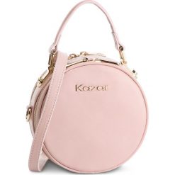 Torebka KAZAR - Sicilia 32522-01-P3 Pink. Różowe torebki klasyczne damskie marki Kazar, w paski, ze skóry, eleganckie, na ramię, bez dodatków. Za 499,00 zł.