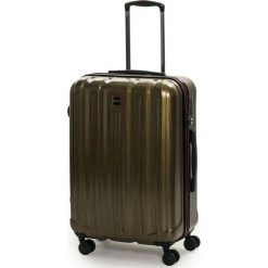 Rock walizka podróżna TR-0201/3-M PC - złota. Żółte walizki Rock, sportowe. Za 540,00 zł.