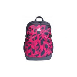 Plecak Adidas Szkolny Sportowy Damski Róz. Różowe plecaki damskie marki Adidas, w paski, z poliesteru, sportowe. Za 129,00 zł.
