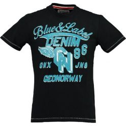 T-shirty męskie z nadrukiem: Koszulka „Jactive” w kolorze czarnym