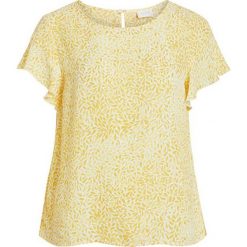 VILA Damska bluzka Lucy S / S z falbankami Top-Fav Lux Gold zięba (rozmiar XS). Bluzki damskie Vila, s, bez wzorów, z falbankami. W wyprzedaży za 119,00 zł.