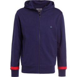 Vivienne Westwood ORGANIC CLASSIC FELPA TURTLE HOODIE Bluza rozpinana navy. Niebieskie kardigany męskie marki Vivienne Westwood, xl, z bawełny. W wyprzedaży za 824,50 zł.