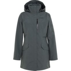 Schöffel JACKET SHANGHAI Kurtka przeciwdeszczowa khaki. Brązowe kurtki damskie marki Schöffel, bez wzorów, z nylonu, sportowe, bez kaptura. W wyprzedaży za 629,85 zł.