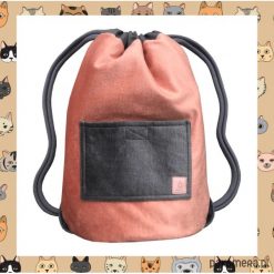 CATS & PINK dwustronny plecak SACK IT!. Różowe plecaki męskie Pakamera, bez wzorów. Za 165,00 zł.