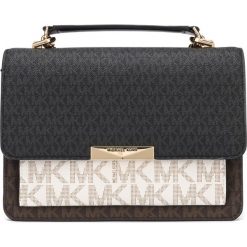 Michael Kors Jade Large Cross body bag Czarny. Czarne torebki klasyczne damskie Michael Kors, w paski, z bawełny, bez dodatków. Za 1164,95 zł.