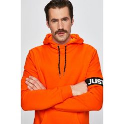 Hype - Bluza. Pomarańczowe bluzy męskie Hype, s, z nadrukiem, z bawełny, z kapturem, bez rękawów, z kapturem. W wyprzedaży za 199,90 zł.