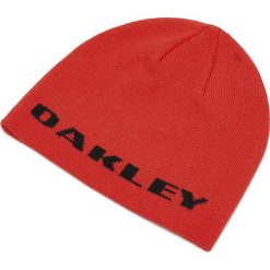 OAKLEY Męska czapka Rockslide Beanie Poppy Red. Czerwone czapki męskie Oakley, bez wzorów. Za 60,00 zł.