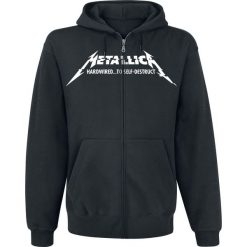 Bluzy męskie: Metallica Hardwired…To Self-Destruct Bluza z kapturem rozpinana czarny