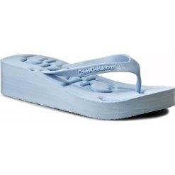 Japonki CALVIN KLEIN JEANS - Tamber R4117 Chambray/Chambray. Niebieskie klapki damskie Calvin Klein Jeans, bez wzorów, z jeansu, bez obcasa, na obcasie. Za 179,90 zł.