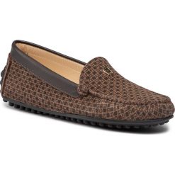 Mokasyny AIGNER - Antonella 5B 1202642 Dark Brown 003. Pomarańczowe mokasyny damskie Aigner, ze skóry, na płaskiej podeszwie. Za 1399,00 zł.