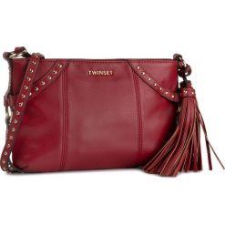 Torebka TWINSET - Tracolla 192TO8164 Rosso Venezi 00740. Czerwone listonoszki damskie Twinset, bez wzorów, ze skóry ekologicznej, na ramię, bez dodatków. W wyprzedaży za 469,00 zł.