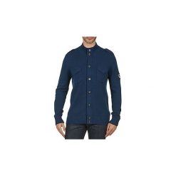 Swetry rozpinane / Kardigany Lee Cooper KADI. Niebieskie swetry męskie Lee Cooper, s, bez wzorów, bez kołnierzyka, bez kaptura. Za 351,20 zł.