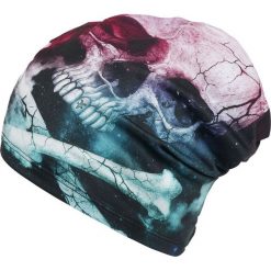 Alchemy England Nebulosa's Remains Beanie wielokolorowy. Szare czapki męskie marki Alchemy England, z nadrukiem, z materiału. Za 62,90 zł.