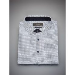 Wzorzysta koszula slim fit - Niebieski. Niebieskie koszule męskie slim marki Reserved, s. Za 99,99 zł.