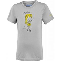 Columbia Chłopięca Koszulka Mini Ridge Tee 152 Szara. Szare t-shirty chłopięce Columbia, bez wzorów, bez rękawów. Za 85,00 zł.