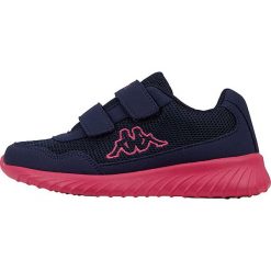 Sneakersy "Cracker II BC K" w kolorze granatowo-różowym. Różowe trampki dziewczęce Kappa, bez wzorów, z materiału, bez zapięcia. W wyprzedaży za 59,95 zł.