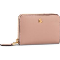 Mały Portfel Damski LAUREN RALPH LAUREN - Sm Zip Wllet 432754175005 Pink/Porcini. Różowe portfele damskie Lauren Ralph Lauren, bez wzorów, ze skóry. Za 389,00 zł.